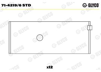 Kol Yatak (STD)  KOLBENSCHMIDT 87428600  77749600 661915CPSTD 6-61915 CP STD 3525861203 352 586 12 03 3640300360 364 030 03 60 3640300460 364 030 04 60 A3525861203 A 352 586 12 03 A3640300360 A 364 030 03 60