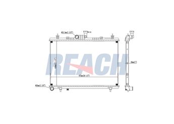 Su Radyatörü  RADISEN RR 637643  21400JY00A 214006645R 21400JY01A 214008764R