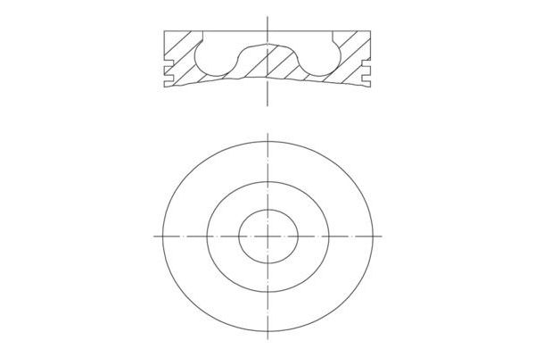 Piston (90.41MM-0.50)  MAHLE 015 80 02