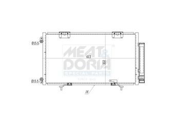 Klima Radyatörü  ORİS CTO507016  8845005070 8845005010