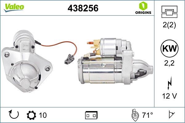 Marş Dinamosu  Nissan Pathfinder 4/5 Kapı (R51)(01.2005->)  VALEO 438256
