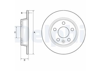 Fren Disk Ayna Arka Sağ ve Sol DELPHI BG3026  7M0615601C 1001094 1023605 1044570 1045995 1137985 1137986 1526694 7295020 95VWX2A315A1D 95VWX2A315AD 95VWX2A315AE 7M0615601A 7M0 615 601A 7M0615601B 7M0 615 601B 7M0 615 601C 7M0615601 7M0 615 601