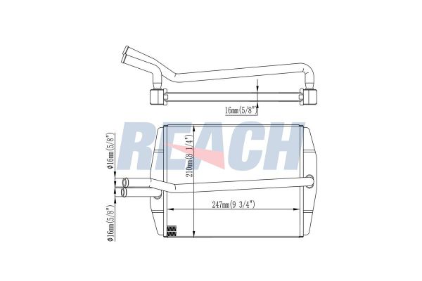 Kalorifer Radyatörü  VEKA 41-1904B