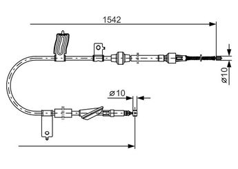 El Fren Teli Arka Sağ BOSCH 1 987 482 084  47510SR4A01 47510SR4A01 47510SR4A01 47510SR4A01