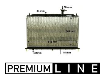 Su Radyatörü  MAHLE CR 1303 000P  1155010701 253101G000 253101G001 S253101G000 S253101G001