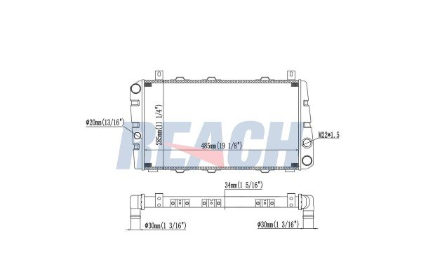 Su Radyatörü  RADISEN RR 64011
