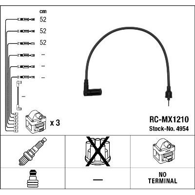 Buji Kablosu  NGK 4954