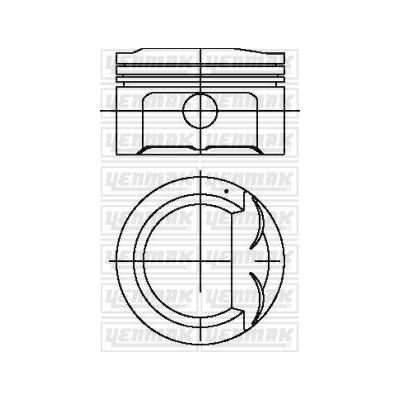 Piston (75.50MM-STD)  YENMAK 31-04478-000-TPR