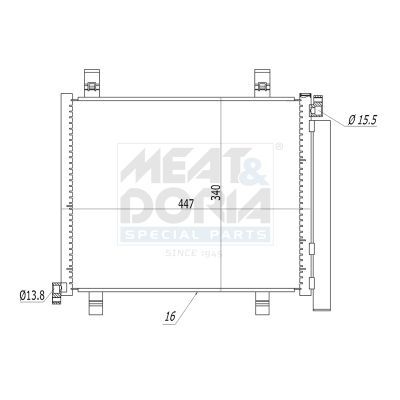 Klima Radyatörü  Skoda Citigo (NF1)(02.2012->)  BSG 90-525-034