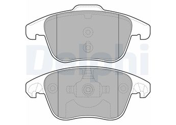 Fren Disk Balata Ön DELPHI LP2100  425362 1617273380 1647862580 4253.62 425397 4253.97 425477 4254.77 E172338 1647874080