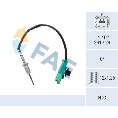 Egzoz Sıcaklık Sensörü  Peugeot 508 II SW (10.2018->)  OPEL ORJINAL 9677671280