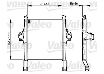 Turbo Radyatörü  VALEO 818880  504015564 818880