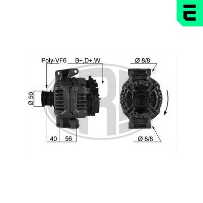 Alternatör  Mercedes C -Serisi Estate (BM 202)(01.1996->)  ERA 210147A