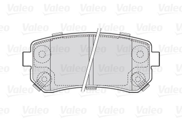 Fren Disk Balata Arka Hyundai Kona / Kona Elektrik (OS)(2017->)  VALEO 301867