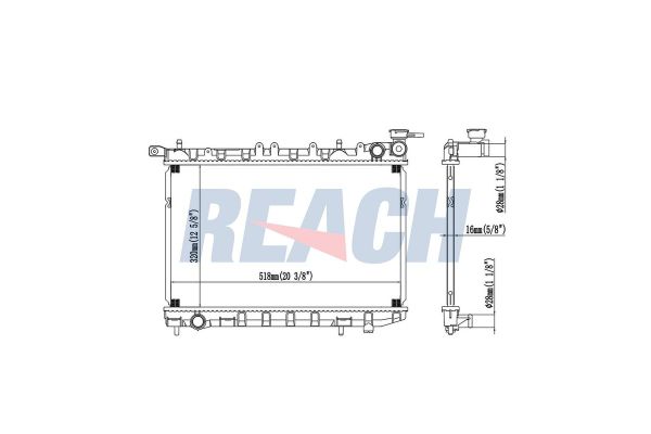 Su Radyatörü  RADISEN RR 62949