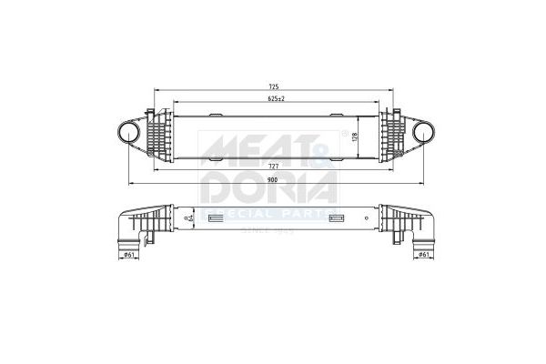 Turbo Radyatörü  Mercedes C -Serisi Sedan (BM 204)(01.2007->)  ASPART 6TRA1011