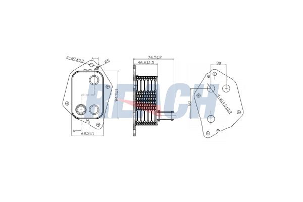 Motor Yağ Soğutucu  FROW 554.1540.002