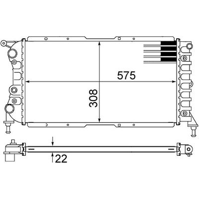 Su Radyatörü  Skoda Kodiaq (PS)(11.2023->)  MAHLE CR 1441 000S