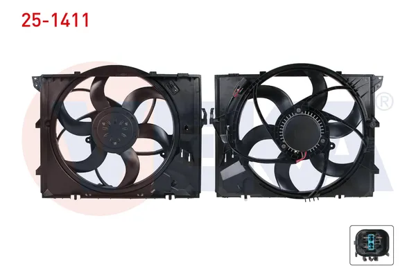 Radyatör Fan ve Motoru  VEKA 25-1411