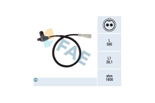 Abs Sensörü Ön Sağ veya Sol FAE 78400