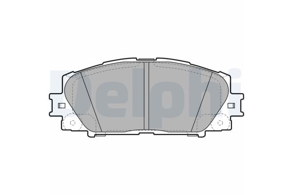 Fren Disk Balata Ön Toyota Yaris (KSP9/SCP9/NLP9)(2006->)  DELPHI LP2006