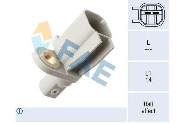 Abs Sensörü Arka Sağ veya Sol Volvo S40 Sedan (12.2003->)  ZEGEN ZAS1489