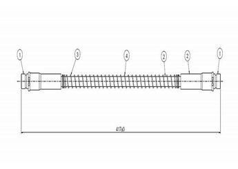 Fren Hortumu Ön Sağ veya Sol CAVO C900 004A  ANR1765