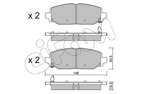 Fren Disk Balata Arka CIFAM 822-1335-0