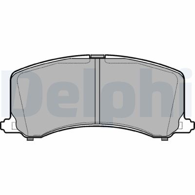 Fren Disk Balata Ön DELPHI LP1014