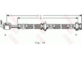 Fren Hortumu Ön Sağ veya Sol SWAPP 40628  562366 5 62 366 97134830 94403322 8944033223 8944033221 4301615 562304 5 62 304 91142432