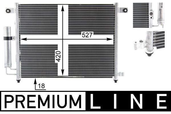 Klima Radyatörü  Daewoo Kalos (2002->)  MAHLE AC 423 000P