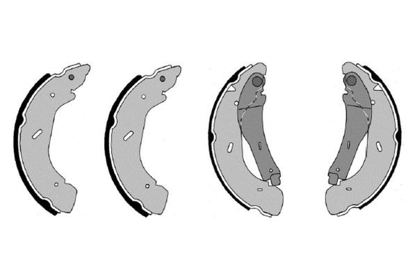 Fren Pabuçlu Balata Arka Ford Transit Kamyonet (FY)(2000->)  RECOVER 18064