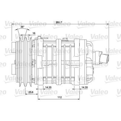 Klima Kompresörü  VALEO 700864