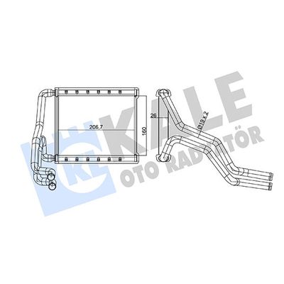 Kalorifer Radyatörü  Hyundai Elantra (AD)(2016->)  MANDO HC97138F2000