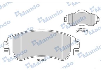 Fren Disk Balata Ön MANDO MBF015939  4254A9 4254 A9