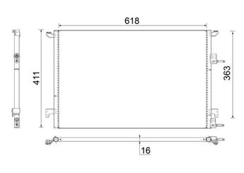 Klima Radyatörü  MAHLE AC 589 000S  12804660