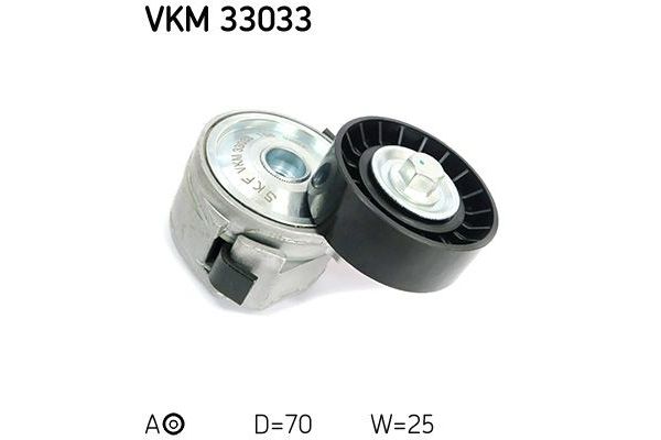 Vantilatör Kayış Gergi Rulmanı  Citroen Jumpy (11.2003->)  SKF VKM 33033