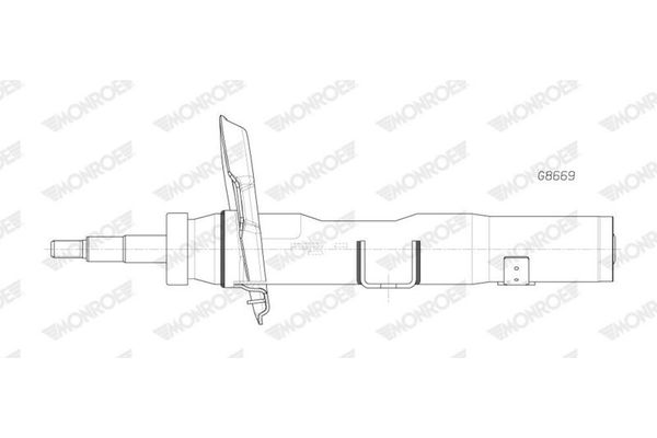Amortisör Ön Sol MONROE G8669
