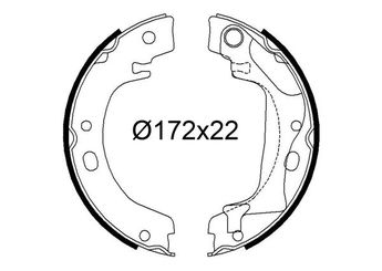 Fren Pabuçlu Balata Arka VALEO 564239  449502070 04495-02070 449502120 04495-02120 449502180 04495-02180 449502190 04495-02190 0449502070 0449502120 0449502180 0449502190 4654002020 46540-02020