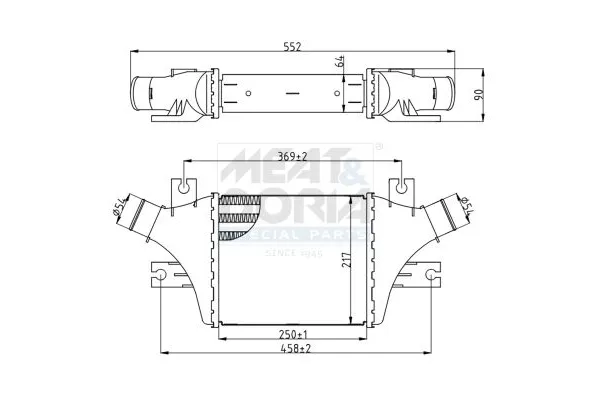 Turbo Radyatörü  Citroen C4 Aircross (04.2012->)  VEKA 42-3002