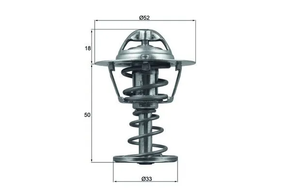Termostat  Toyota Yaris (XP13)(2017->)  MAHLE TX 12 682D