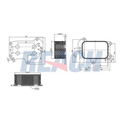 Motor Yağ Soğutucu  Citroen Grand C4 Picasso/Spacetourer (08.2013->)  MGA 63196