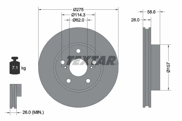 Fren Disk Ayna Ön Sağ ve Sol OTOZONE BD9029