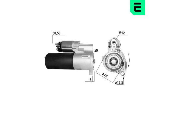 Marş Dinamosu  Porsche Cayenne (Typ 9PA)(08.2002->)  ERA 221226A