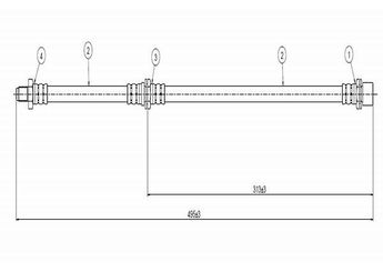 Fren Hortumu Ön Sağ veya Sol CAVO C800 327A  9094702476