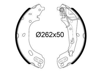 Fren Pabuçlu Balata Arka VALEO 564306  D4060VN20A D4060-VN20A