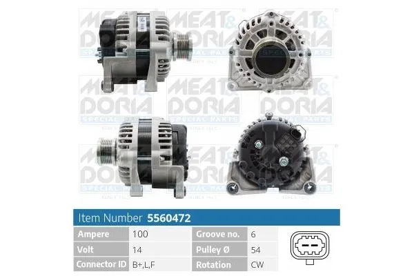 Alternatör  Chevrolet Cruze (2009->)  MGA 28101