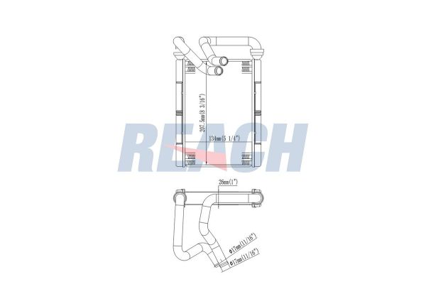 Kalorifer Radyatörü  MGA 81184