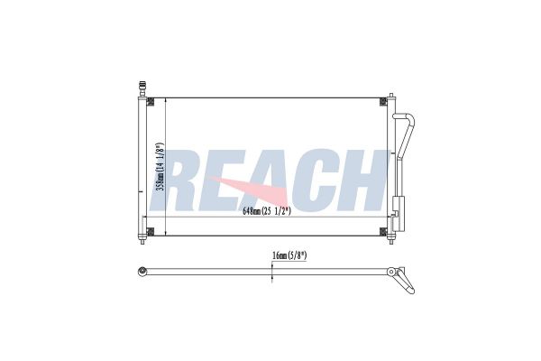 Klima Radyatörü  REACH 1.30.0335.P