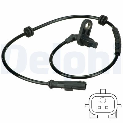Abs Sensörü Arka Sağ Renault Grand Modus (01.2008->)  DELPHI SS20600
